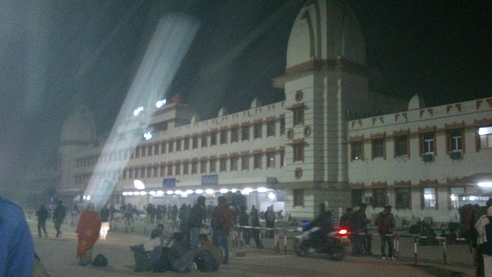 A Spirit Appears at Varanasi Train Station