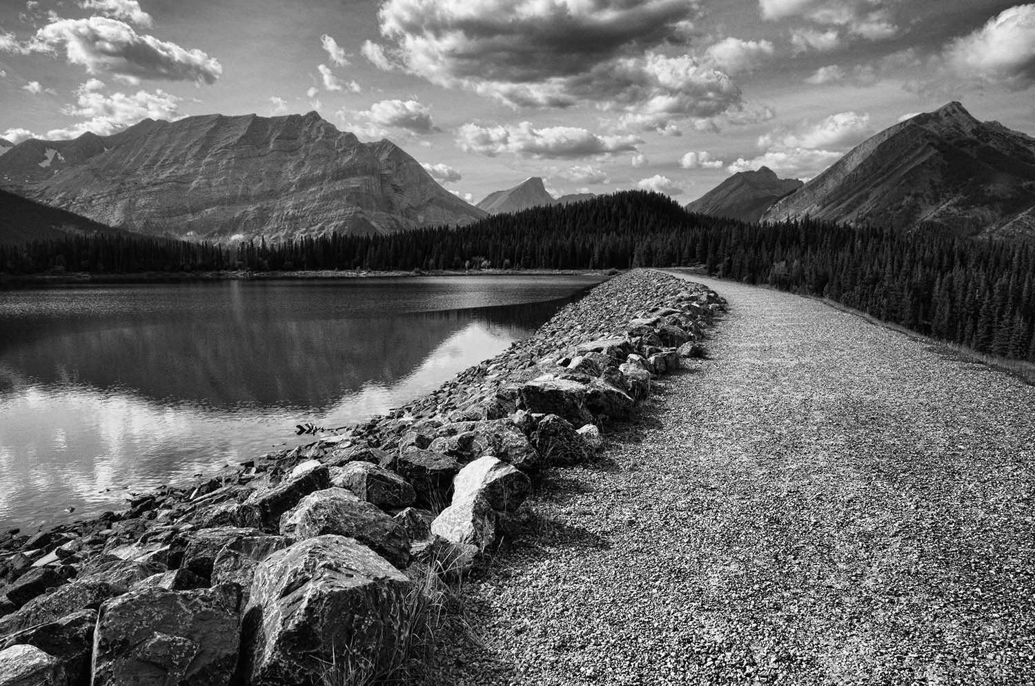 The Rockies in Black & White